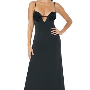 AFRM Remi Rosette Maxi Dress